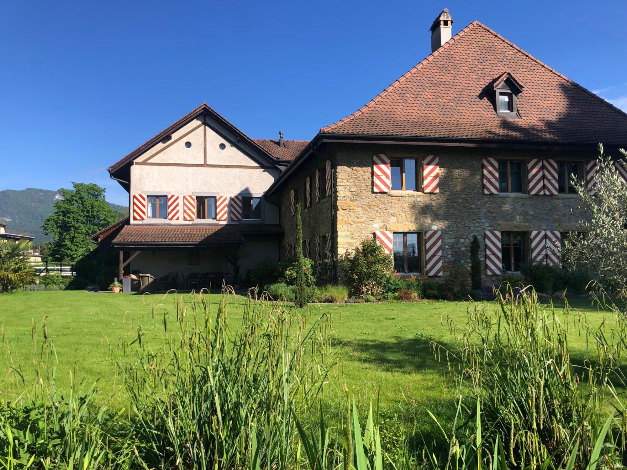 Ferme De Grandchamp Apartamento Boudry Exterior foto